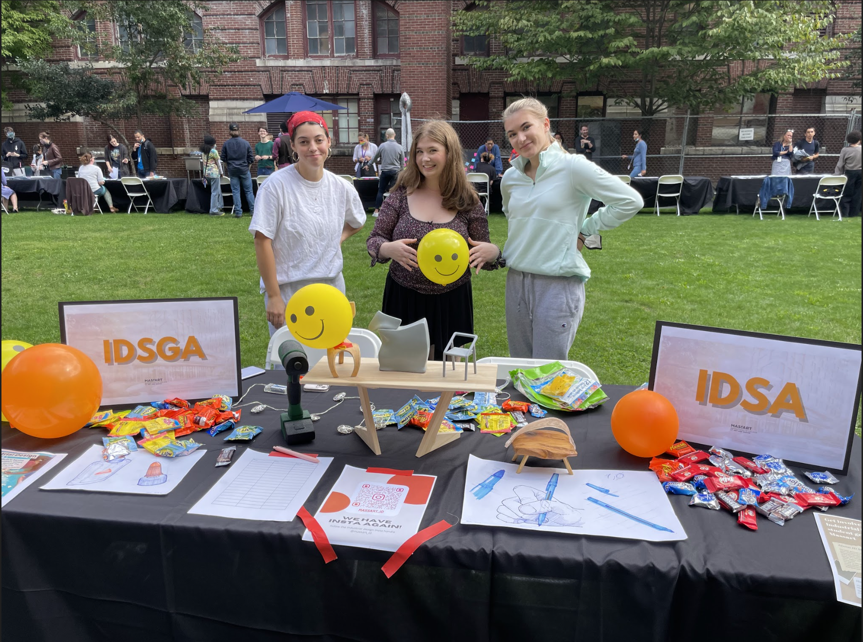 IDSGA at the Involvement Fair Industrial Design SGA members at the Involvement Fair