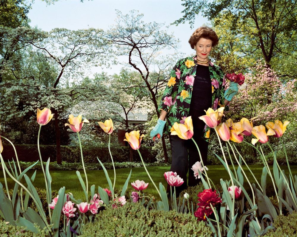 Sage Sohier, "Mum in her garden, Washington D.C.," 2003, from WBUR Sage Sohier, "Mum in her garden, Washington D.C.," 2003, from WBUR