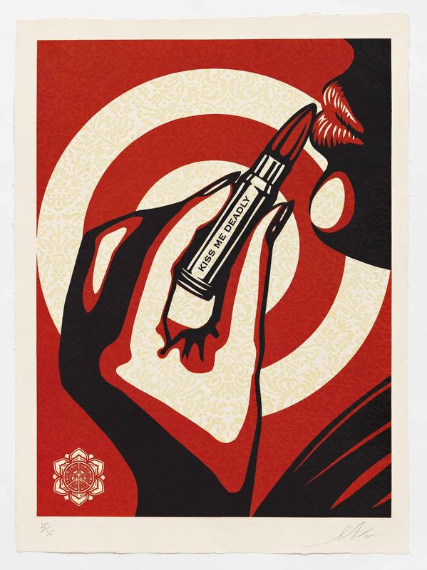 Kiss Me Deadly by Shepard Fairey Kiss Me Deadly by Shepard Fairey
