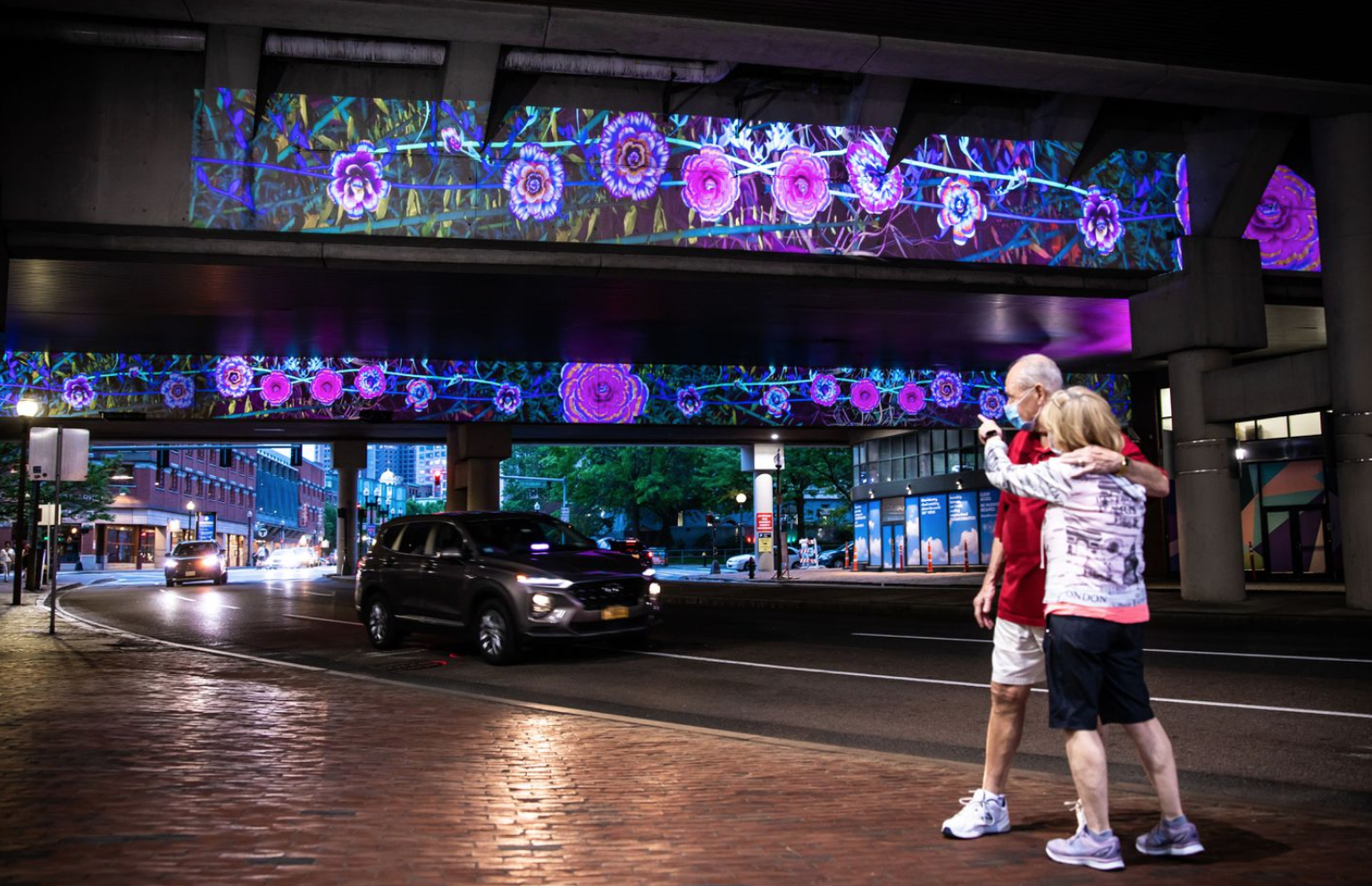 "City Bloom," a public light installation near Government Center, will remain on display through 2020.ARAM BOGHOSIAN "City Bloom," a public light installation near Government Center, will remain on display through 2020.ARAM BOGHOSIAN"City Bloom," a public light installation near Government Center, will remain on display through 2020.ARAM BOGHOSIAN